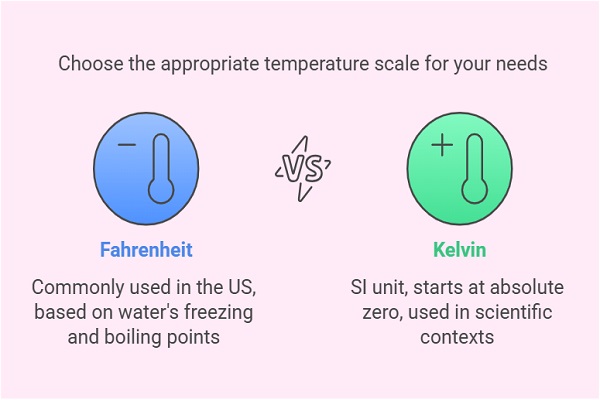 Fahrenheit and Kelvin