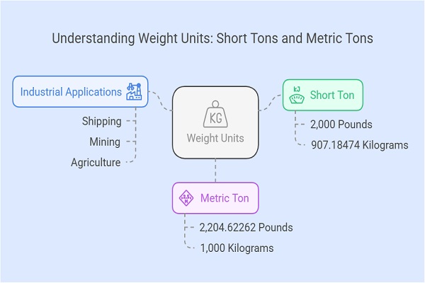 Short Tons to Metric Tons